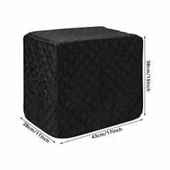 Flash Sale β Bread Maker Cover 17x11x15 Inches, Clip Cotton Polyester Quilted Toaster Oven Dust Cover For Protect Your Bread Machine Or Kitchen Small Appliances, Hands Or Machine Washable (Black) π 11 Flash Sale β Bread Maker Cover 17x11x15 Inches, Clip Cotton Polyester Quilted Toaster Oven Dust Cover For Protect Your Bread Machine Or Kitchen Small Appliances, Hands Or Machine Washable (Black) π -Small Appliance Parts Shop 315FEIrhFTL