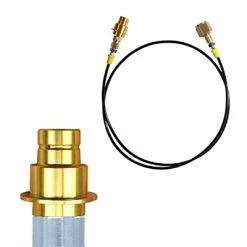 Deals 🔔 CO2 Adapter Fit For Soda Stream Terra Water Maker Machine And Fit For Large CO2 Storage Tanks And Soda Machine Pink CO2 Cylinder System 8mm Direct Adapter Hose Gold 😉 -Small Appliance Parts Shop 317ESH68bOL