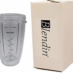 Outlet 😀 Blendin Replacement 24 Ounce Tall Jar Cup, Compatible With Nutribullet 600W, 900W, NB-101B, NB-101S, NB-201, NBR-0601, NBR-1201, NB9-1301, 900 Pro Series Blenders 🛒 -Small Appliance Parts Shop 31AhhuXiXPL
