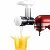 Outlet 🔔 Slow Juicer Attachment For Kitchen Aid Stand Mixers Replacement, Masticating Juicer Accessories For All Kitchen Aid Mixers By Aikeec, Cold Pressed Juicer Parts, Great For Fruits And Vegetables, White ✨
