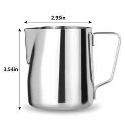 Flash Sale ๐ Saiveina Milk Frothing Pitcher, 12 Oz Milk Frother Steamer Cup Stainless Steel Espresso Cup ๐ 10 Flash Sale ๐ Saiveina Milk Frothing Pitcher, 12 Oz Milk Frother Steamer Cup Stainless Steel Espresso Cup ๐ -Small Appliance Parts Shop 31dhA5bXFsL