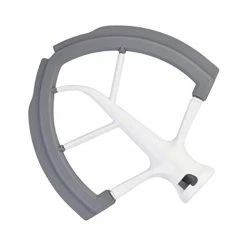 Deals 🥰 Roabertic Flex Edge Beater For KitchenAid Bowl-Lift Stand Mixer - 6 Quart Flat Beater Paddle With Flexible Silicone Edges ❤️