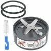 Best Sale 😉 4 Pieces Blender Accessories Fit For Original Nutribullet Replacement Parts 600 Watt 900 Series Pro Extractor Blade For Nutri Bullet Replacer Blade Nb-101b With Rubber Gaskets ✨ -Small Appliance Parts Shop 411e5NTHRlL