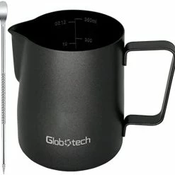 Best deal π€© GLOBOTECH Milk Frothing Pitcher Latte Cup - Stainless Steel Pitcher Latte Art Espresso Machine Accessories Steaming Pitcher Cappuccino Coffee Milk Frother Cups 12 Oz (350ml)β¦ 02 Blue β 24 Best deal π€© GLOBOTECH Milk Frothing Pitcher Latte Cup - Stainless Steel Pitcher Latte Art Espresso Machine Accessories Steaming Pitcher Cappuccino Coffee Milk Frother Cups 12 Oz (350ml)β¦ 02 Blue β -Small Appliance Parts Shop 411wJiPPQsL. AC