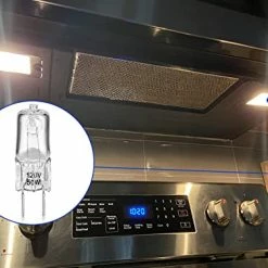 Hot Sale ✔️ Belleone Light Bulb For GE Microwave Oven - 120V 50W Halogen Light Bulb Lamp For GE Over The Range Microwave Hood, Kitchen Over Stove Light Surface Light Bulb For GE Microwave, Replaces WB08X10057 WB08X10051 🧨 -Small Appliance Parts Shop 411weyEtMpL