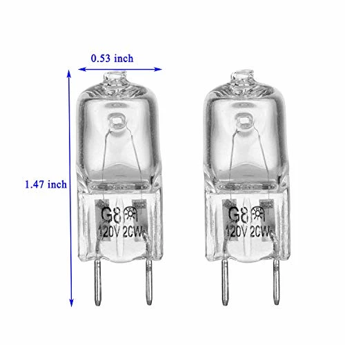 Best Sale ๐ Light Bulb For GE Microwave Oven - Halogen Light Bulb Fits For GE Samsung Kenmore Elite Maytag Over The Stove Range Microwave, Night Light/Stove Light Bulb For GE Microwave, Replaces WB25X10019, 2Pack โจ 4 Best Sale ๐ Light Bulb For GE Microwave Oven - Halogen Light Bulb Fits For GE Samsung Kenmore Elite Maytag Over The Stove Range Microwave, Night Light/Stove Light Bulb For GE Microwave, Replaces WB25X10019, 2Pack โจ - Image 2