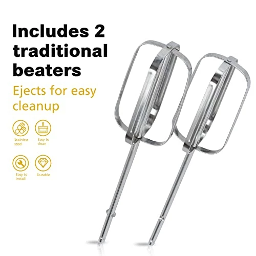 Best deal β¨ Yianteng Hand Mixer Beaters For Hamilton Beach Hand Mixers,for Hamilton Beach Mixer Parts, Hand Mixer Attachment Replacement Compatible With Hamilton 62682RZ 62692 62695V 64699, Dishwasher Safe π 3 Best deal β¨ Yianteng Hand Mixer Beaters For Hamilton Beach Hand Mixers,for Hamilton Beach Mixer Parts, Hand Mixer Attachment Replacement Compatible With Hamilton 62682RZ 62692 62695V 64699, Dishwasher Safe π