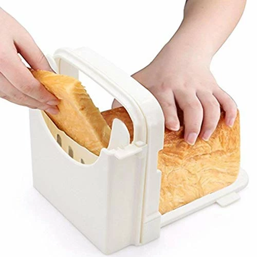 Wholesale ๐ฅ Nvaimaay Bread Slicer Toast Cutting Adjustable Roast Loaf Slicer Cutter Foldable Compact Toast Slicing Machine Plastic Bread Slicer For Homemade Bread Foldable Kitchen Baking Tools, Upgrated 1pc ๐ฅฐ 6 Wholesale ๐ฅ Nvaimaay Bread Slicer Toast Cutting Adjustable Roast Loaf Slicer Cutter Foldable Compact Toast Slicing Machine Plastic Bread Slicer For Homemade Bread Foldable Kitchen Baking Tools, Upgrated 1pc ๐ฅฐ - Image 4