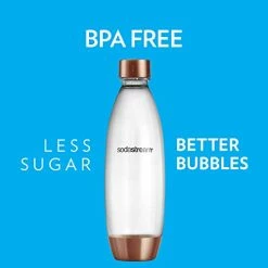 Deals ⌛ SodaStream 1 Liter Rose Gold Carbonating Bottl 😉 -Small Appliance Parts Shop 414aCd9dtmL