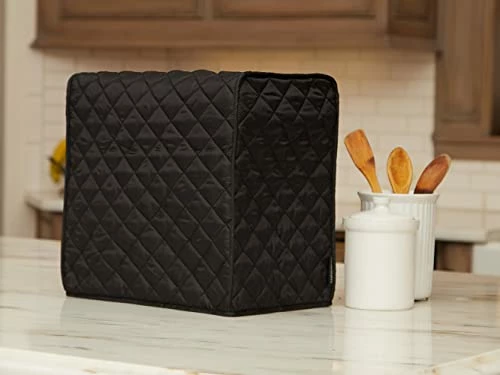Outlet π Covermates Keepsakes β Bread Maker Cover β Dust Protection - Stain Resistant - Washable β Appliance Cover-Black Black Quilted Polyester β 5 Outlet π Covermates Keepsakes β Bread Maker Cover β Dust Protection - Stain Resistant - Washable β Appliance Cover-Black Black Quilted Polyester β - Image 3