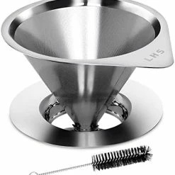 Top 10 ✔️ Pour Over Coffee Dripper Stainless Steel LHS Slow Drip Coffee Filter Metal Cone Paperless Reusable Single Cup Coffee Maker 1-2 Cup With Non-slip Cup Stand And Cleaning Brush Golden Mesh 1-2 Cups ⭐ 19 Top 10 ✔️ Pour Over Coffee Dripper Stainless Steel LHS Slow Drip Coffee Filter Metal Cone Paperless Reusable Single Cup Coffee Maker 1-2 Cup With Non-slip Cup Stand And Cleaning Brush Golden Mesh 1-2 Cups ⭐ -Small Appliance Parts Shop 41621EOtYL. AC