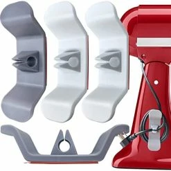 Best Sale ✨ Siaomo Appliance Cord Organizer For Kitchen Appliances Cord Organizer Stick On Adhesive Cord Holder Keeper Tidy Cord Wrapper For Small Home Appliances (Grey+White) 4pack-(gray+white) 😉 -Small Appliance Parts Shop 416IXpfZbL. AC