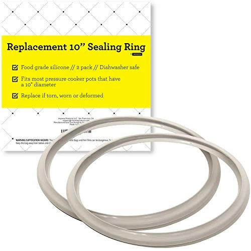 Top 10 ๐ Impresa Products 10 Inch Fagor Pressure Cooker Replacement Gasket (Pack Of 2) - Fits Many 10 Inch Fagor Stovetop Models (Check Description For Fit) ๐ฏ 5 Top 10 ๐ Impresa Products 10 Inch Fagor Pressure Cooker Replacement Gasket (Pack Of 2) - Fits Many 10 Inch Fagor Stovetop Models (Check Description For Fit) ๐ฏ - Image 3