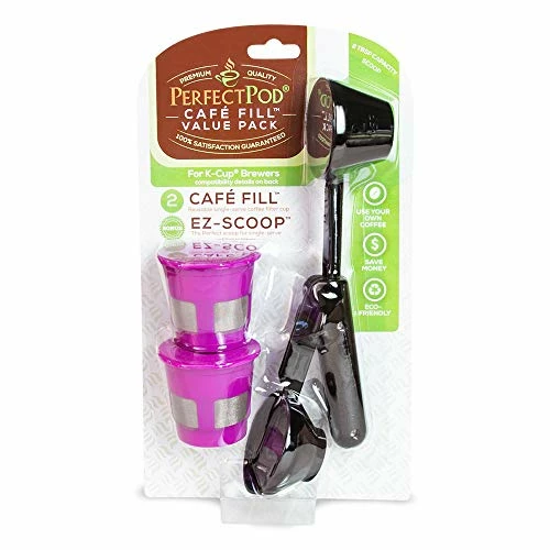 Cheapest โค๏ธ Cafe Fill Value Pack By Perfect Pod - Reusable K Cup Coffee Pod Filters & Coffee Scoop, Compatible With Keurig K-Duo, K-Mini, 1.0, 2.0, K-Series And Select Single Cup Coffee Makers ๐ฅ 4 Cheapest โค๏ธ Cafe Fill Value Pack By Perfect Pod - Reusable K Cup Coffee Pod Filters & Coffee Scoop, Compatible With Keurig K-Duo, K-Mini, 1.0, 2.0, K-Series And Select Single Cup Coffee Makers ๐ฅ - Image 2