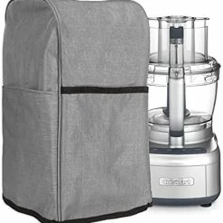 Cheap ✨ Crutello Food Processor Cover With Storage Pockets For Large Custom 11-14 Cup Processor 🤩 -Small Appliance Parts Shop 417s 6LY5PS. AC