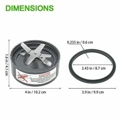 Best Sale 😉 4 Pieces Blender Accessories Fit For Original Nutribullet Replacement Parts 600 Watt 900 Series Pro Extractor Blade For Nutri Bullet Replacer Blade Nb-101b With Rubber Gaskets ✨ 12 Best Sale 😉 4 Pieces Blender Accessories Fit For Original Nutribullet Replacement Parts 600 Watt 900 Series Pro Extractor Blade For Nutri Bullet Replacer Blade Nb-101b With Rubber Gaskets ✨ -Small Appliance Parts Shop 4182qxrKg3L