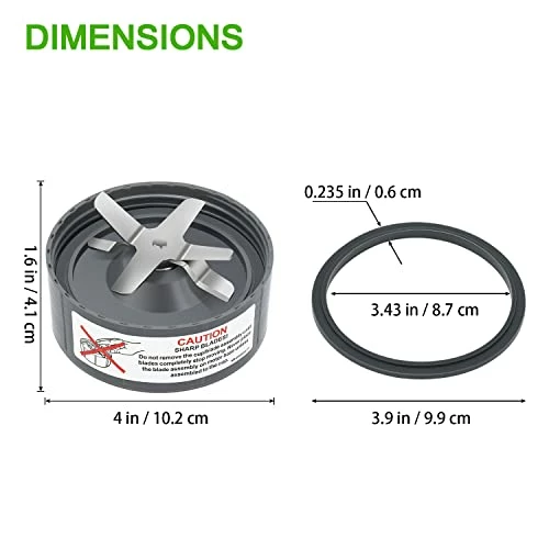Best Sale 😉 4 Pieces Blender Accessories Fit For Original Nutribullet Replacement Parts 600 Watt 900 Series Pro Extractor Blade For Nutri Bullet Replacer Blade Nb-101b With Rubber Gaskets ✨ 7 Best Sale 😉 4 Pieces Blender Accessories Fit For Original Nutribullet Replacement Parts 600 Watt 900 Series Pro Extractor Blade For Nutri Bullet Replacer Blade Nb-101b With Rubber Gaskets ✨ - Image 5