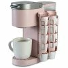 Buy 👏 STORAGENIE Coffee Pod Holder For Keurig K-cup, Side Mount K Cup Storage, Perfect For Small Counters (2 Rows/For 10 K Cups, PINK) 🥰