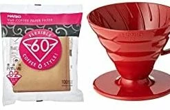 Best Pirce 🥰 Hario V60 Paper Coffee Filters Single Use Pour Over Cone Filters Size 02, Natural, 100 Count 💯 -Small Appliance Parts Shop 419Efru7L. AC