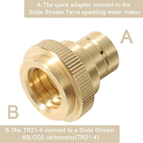 Hot Sale ๐ Quick Adapter For CO2 Soda Water Bubbler Compatible With Soda Stream DUO/Terra/Art Sparkling Water Maker Connecting CO2 Cylinder With TR21-4 Male Thread Soda Maker Valve Refill Accessories โ 7 Hot Sale ๐ Quick Adapter For CO2 Soda Water Bubbler Compatible With Soda Stream DUO/Terra/Art Sparkling Water Maker Connecting CO2 Cylinder With TR21-4 Male Thread Soda Maker Valve Refill Accessories โ - Image 5