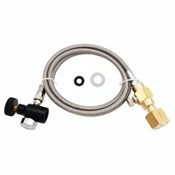 Wholesale ✨ Vavoger Soda Maker CO2 Refill Adapter Hose, CO2 Cylinder Refill Station Connector Kit For Filling Soda Maker Tank With Valve And Gau ⌛