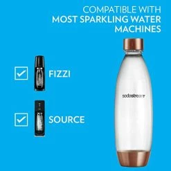 Deals ⌛ SodaStream 1 Liter Rose Gold Carbonating Bottl 😉 -Small Appliance Parts Shop 41BNxvs1ZXL