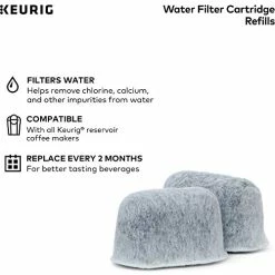 Hot Sale 🔔 Keurig 3-Month Brewer Maintenance Kit Includes Descaling Solution, Water Filter Cartridges & Rinse Pods, Compatible Classic/1.0 & 2.0 K-Cup Coffee Makers, 7 Count 🤩 -Small Appliance Parts Shop 41CP7NssdDL