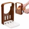 Cheap 🎉 Yerdos Foldable Bread Cutting Bread Slicer Guide, Compact Sandwich Bagel Loaf Slicer & 4 Thickness Adjustable Plastic Household Toast 🎁 -Small Appliance Parts Shop 41Caz2ZlJ6L