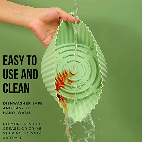 Best reviews of โค๏ธ DISCHOOL 2 Pcs Silicone Air Fryer Liners, Set Of 2 Reusable Airfryer Liners Silicone. Silicone Liners For Air Fryer Basket And Air Fryer Pan. Silicone Pad For Air Fryer (2 Air Fryer Liners Reusable) ๐ 4 Best reviews of โค๏ธ DISCHOOL 2 Pcs Silicone Air Fryer Liners, Set Of 2 Reusable Airfryer Liners Silicone. Silicone Liners For Air Fryer Basket And Air Fryer Pan. Silicone Pad For Air Fryer (2 Air Fryer Liners Reusable) ๐ - Image 2