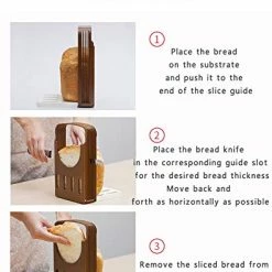Discount ✨ TCOTBE Bread Slicer, Bread Bake Bread Slicer Cutter, Foldable Bread Slicer Compact Bread Slicing Guide,Kitchen Accessories,Bread Machine Bread Maker For Homemade Bread Bagel Loaf Sandwich ⭐ -Small Appliance Parts Shop 41DM8Cs8WKL