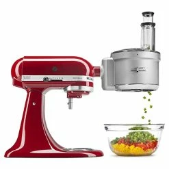 Outlet ⌛ KitchenAid KSM2FPA Food Processor Attachment, Dicing Kit, Silver 😍