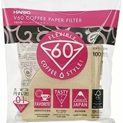 Best Pirce 🥰 Hario V60 Paper Coffee Filters Single Use Pour Over Cone Filters Size 02, Natural, 100 Count 💯 -Small Appliance Parts Shop 41EfaPmHuQL. AC