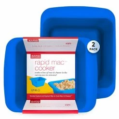 Cheapest ✔️ Rapid Brands Rapid Mac Cooker | Microwave Macaroni & Cheese In 5 Minutes | Perfect For Dorm, Small Kitchen Or Office | Dishwasher-Safe, Microwaveable, BPA-Free (Blue, 1-Pack) 🔥 -Small Appliance Parts Shop 41EjrEB3q6S