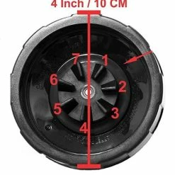 New 🎁 7 Fin Gears Replacement Blender Blade Fit Ninja BN751 BN801 BL450-30 BL456-30 BL454-30 Auto IQ Pro BL685 BL482-30 BL491 BL682-30 BL642 32oz 24oz 18oz Foodi Ss351 Ss401 Cup Nutri Blender Parts 🌟 -Small Appliance Parts Shop 41FBNAKcYzL