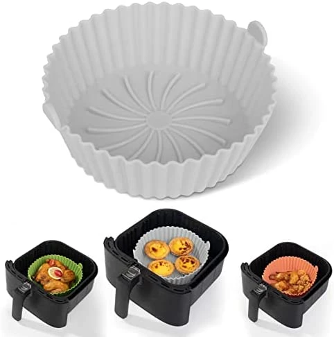 Outlet โญ Loveuing Air Fryer Silicone Liners - Reusable Non-stick Air Fryer Silicone Pot Liner Compatible With COSORI Air Fryer Basket Accessories, Fit 3-6 Qt Gr ๐ 14 Outlet โญ Loveuing Air Fryer Silicone Liners - Reusable Non-stick Air Fryer Silicone Pot Liner Compatible With COSORI Air Fryer Basket Accessories, Fit 3-6 Qt Gr ๐ - Image 12