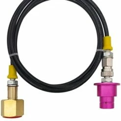 Buy 👏 Upgraded Soda Machine Co2 Adapter With High Pressure Stainless Steel External Hose, CGA320 Co2 Tank Direct Adapter To TR21-4 G1/2 Soda Water Machine (36 Inch) 🔥 -Small Appliance Parts Shop 41FZ8UNs6IL. AC