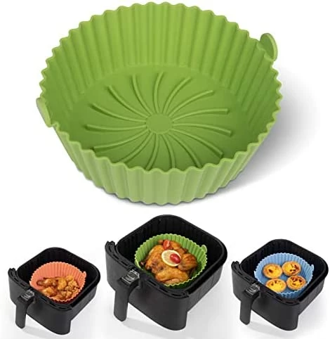 Outlet โญ Loveuing Air Fryer Silicone Liners - Reusable Non-stick Air Fryer Silicone Pot Liner Compatible With COSORI Air Fryer Basket Accessories, Fit 3-6 Qt Gr ๐ 10 Outlet โญ Loveuing Air Fryer Silicone Liners - Reusable Non-stick Air Fryer Silicone Pot Liner Compatible With COSORI Air Fryer Basket Accessories, Fit 3-6 Qt Gr ๐ - Image 8