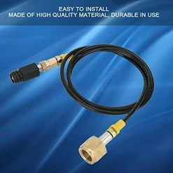 Best Pirce 🧨 Soda Maker Tank Direct Adapter，1.5M G1/2-14 Cga320 Co2 Tank Adapter Soda Hose Kit Accessories For Sodastream For Home Office Enjoy Soda At Home 👍 -Small Appliance Parts Shop 41Gfb9KAFQL