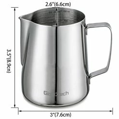 Best deal π€© GLOBOTECH Milk Frothing Pitcher Latte Cup - Stainless Steel Pitcher Latte Art Espresso Machine Accessories Steaming Pitcher Cappuccino Coffee Milk Frother Cups 12 Oz (350ml)β¦ 02 Blue β 17 Best deal π€© GLOBOTECH Milk Frothing Pitcher Latte Cup - Stainless Steel Pitcher Latte Art Espresso Machine Accessories Steaming Pitcher Cappuccino Coffee Milk Frother Cups 12 Oz (350ml)β¦ 02 Blue β -Small Appliance Parts Shop 41HvXHgeyvL