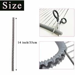 Coupon ⭐ Silicone Oven Rack Guards 4 Pack, Heat Resistant Oven Rack Shields,Oven Rack Edge Protector Guard Cover,14 Inch Long,Prevent Hand/Arm Against Burns(Gray) 👏 -Small Appliance Parts Shop 41Hy669PMtL
