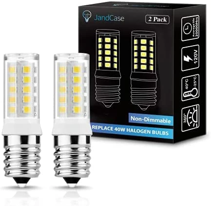 Top 10 ๐ฅ JandCase Microwave Light Bulbs Under Hood, Ceramic E17 LED Bulbs 40 Watt Equivalent, Daylight White 6000K Appliance Bulbs For Refrigerator,Microwave, Oven, Stove Hood, Non-Dimmable, 2Pack ๐ฅ 9 Top 10 ๐ฅ JandCase Microwave Light Bulbs Under Hood, Ceramic E17 LED Bulbs 40 Watt Equivalent, Daylight White 6000K Appliance Bulbs For Refrigerator,Microwave, Oven, Stove Hood, Non-Dimmable, 2Pack ๐ฅ - Image 7