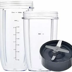 Promo 🤩 Blender Replacement Parts For Nutribullet, 32oz & 24oz Cups With Replacement Extractor Blade, Compatible With Nutri Bullet 600W/900W Blenders (3 PCS) Gray 🔥 11 Promo 🤩 Blender Replacement Parts For Nutribullet, 32oz & 24oz Cups With Replacement Extractor Blade, Compatible With Nutri Bullet 600W/900W Blenders (3 PCS) Gray 🔥 -Small Appliance Parts Shop 41I4lee6Q1L. AC