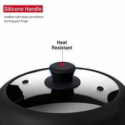 Best deal 🤩 Microwave Cover Glass - Splatter Cover | Bezrat Vented Glass Microwave Plate Cover |Microwave Cover For Food Silicone With Glass | 100% Food Grade |Anti-Splatter Lid Dishwasher Safe For Plates & Bowls 11.8" (Black) ✨ -Small Appliance Parts Shop 41JHRXNr9xL