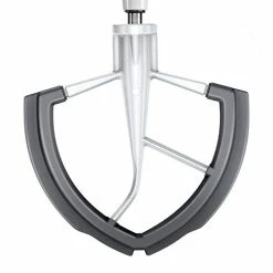 Flash Sale 😀 KITOART Flex Edge Beater For KitchenAid Mixer 6 Quart Bowl-Lift Stand Mixer, Beater With Silicone Edge, Perfect 6 QT Bowl-Lift Stand Mixer Attachment, Mixer Accessory ✔️