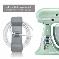Flash Sale 👍 Xaderkan 15PCS Cord Organizer For Appliances,Sticky And Sturdy Cord Wrapper,Kitchen Appliance Cord Organizer Stick On Mixer, Blender, Coffee Maker, Pressure Cooker And Air Fryer Multi 6pcs ✨ -Small Appliance Parts Shop 41K6tGEPgTL