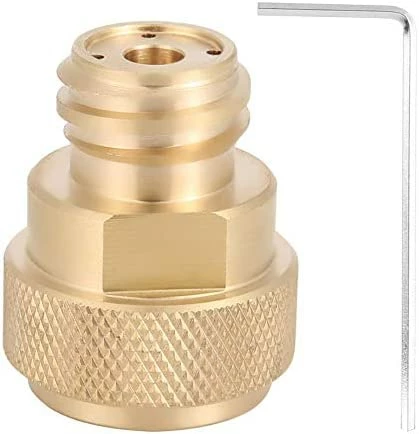 New 🤩 CO2 Cylinder Refill Adapter Replacement Brass Tank Canister Conversion For Soda Maker Home Machine(Gold) 🤩 9 New 🤩 CO2 Cylinder Refill Adapter Replacement Brass Tank Canister Conversion For Soda Maker Home Machine(Gold) 🤩 - Image 7