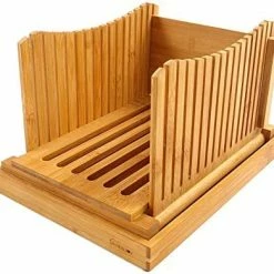 Outlet 🔔 PURENJOY Bamboo Foldable Bread Slicer Compact Bread Slicing Guide With Crumb Catcher Tray For Homemade Bread Thickness Adjustable… Clear 😍 13 Outlet 🔔 PURENJOY Bamboo Foldable Bread Slicer Compact Bread Slicing Guide With Crumb Catcher Tray For Homemade Bread Thickness Adjustable… Clear 😍 -Small Appliance Parts Shop 41KI0zFZYLL. AC