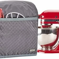 Discount ⌛ HOMEST Stand Mixer Quilted Dust Cover With Pockets Compatible With KitchenAid Bowl Lift 5-8 Quart, Grey (Patent Design) 🔔 -Small Appliance Parts Shop 41MAGPQSgvL. AC