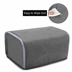 Cheap 💯 Yarwo 4 Slice Toaster Cover With Pockets And Top Handle, Nylon Toaster Cover Fits For Most 4 Slice Long Slot Toasters, Gray With A ⭐ -Small Appliance Parts Shop 41NGh1YTfpL