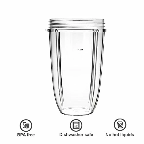 Flash Sale π Replacement Cups For Nutribullet Replacement Parts 24oz Blender Cups Compatible With NutriBullet 600w And 900w Blender β 4 Flash Sale π Replacement Cups For Nutribullet Replacement Parts 24oz Blender Cups Compatible With NutriBullet 600w And 900w Blender β - Image 2